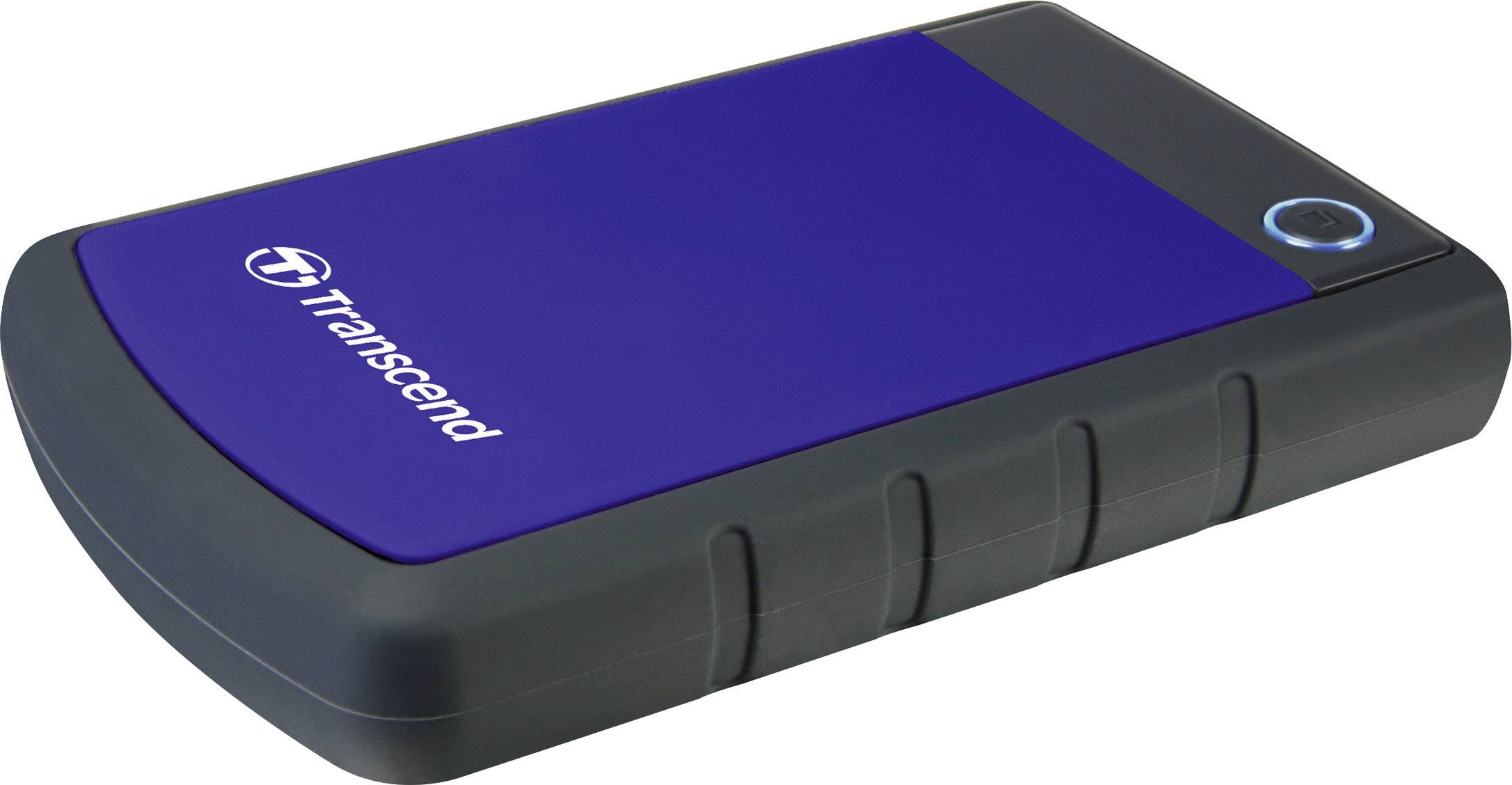 Transcend StoreJet® 25H3B 2 TB 2.5 external hard drive USB A (USB 3.2 1st gen) Blue, Grey TS2TSJ25H3B