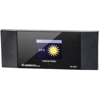 Albrecht DR 460-C Internet radio  DLNA-compatible Black