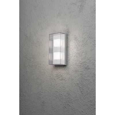 Konstsmide Sanremo Double 7936-310 LED outdoor wall light EEC: F (A - G) LED (monochrome) Built-in LED 8 W Grey-aluminiu