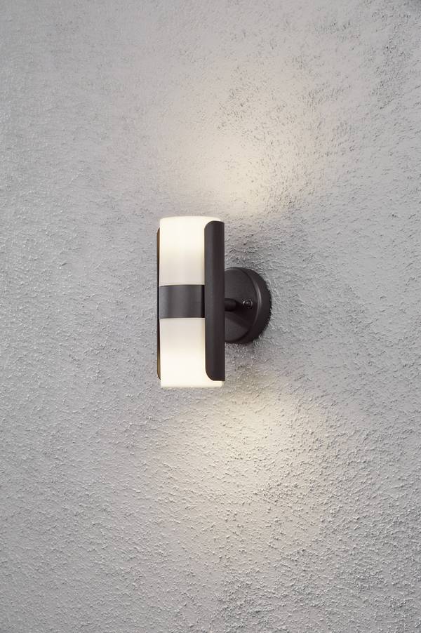 Konstsmide Modenau Lalu 7522-750 Outdoor wall light HV halogen GU10 14 W Black