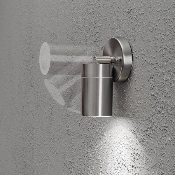 Konstsmide Modena Spot 7598-000 Outdoor wall light Energy-saving bulb, LED (monochrome) GU10 7 W Stainless steel