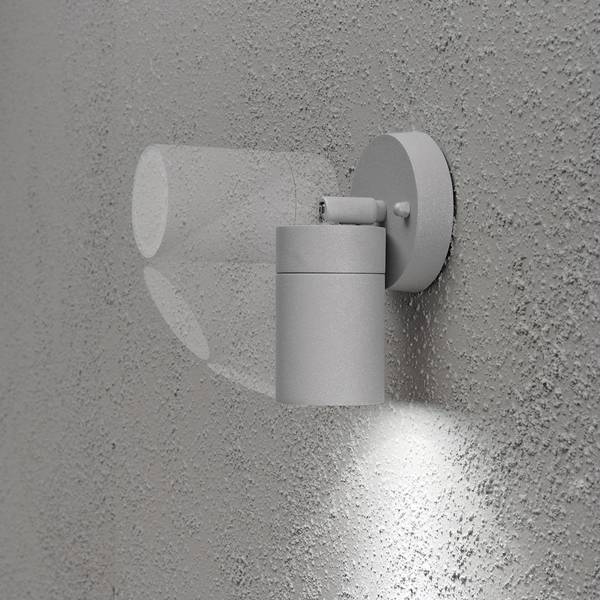 Konstsmide Modena Spot 7598-300 Outdoor wall light Energy-saving bulb, LED (monochrome) GU10 7 W Grey