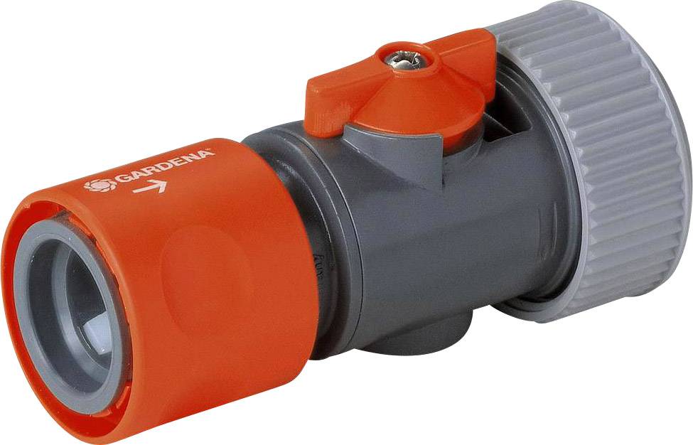 GARDENA 00943-50 943-50 Plastic Waterstop connector 19 mm (3/4) Ø, Hose connector