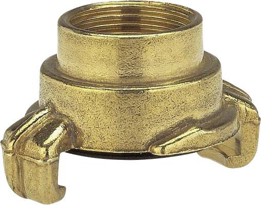 GARDENA 07108-20 Brass Lock claw coupling - threaded piece Jaw coupler, 24.2 mm (3/4) IT