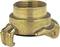 Brass quick-release coupling with internal thread, three-claw design for secure connection. Suitable for industrial hoses and applications.