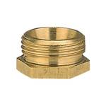 Brass reducer, 26.5 mm (G3/4)-AG/21 mm (G1/2)-IG