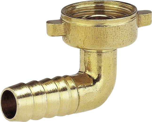 GARDENA 07286-20 Brass Hose elbow connector 24.2 mm (3/4) IT, 13 mm (1/2) Ø