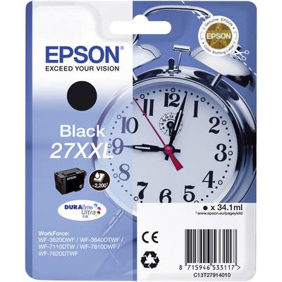 Epson Ink T2791, 27XXL Original  Black C13T27914010