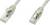 Two beige Ethernet cables with transparent plugs, revealing internal wires, are laid side by side on a white background.