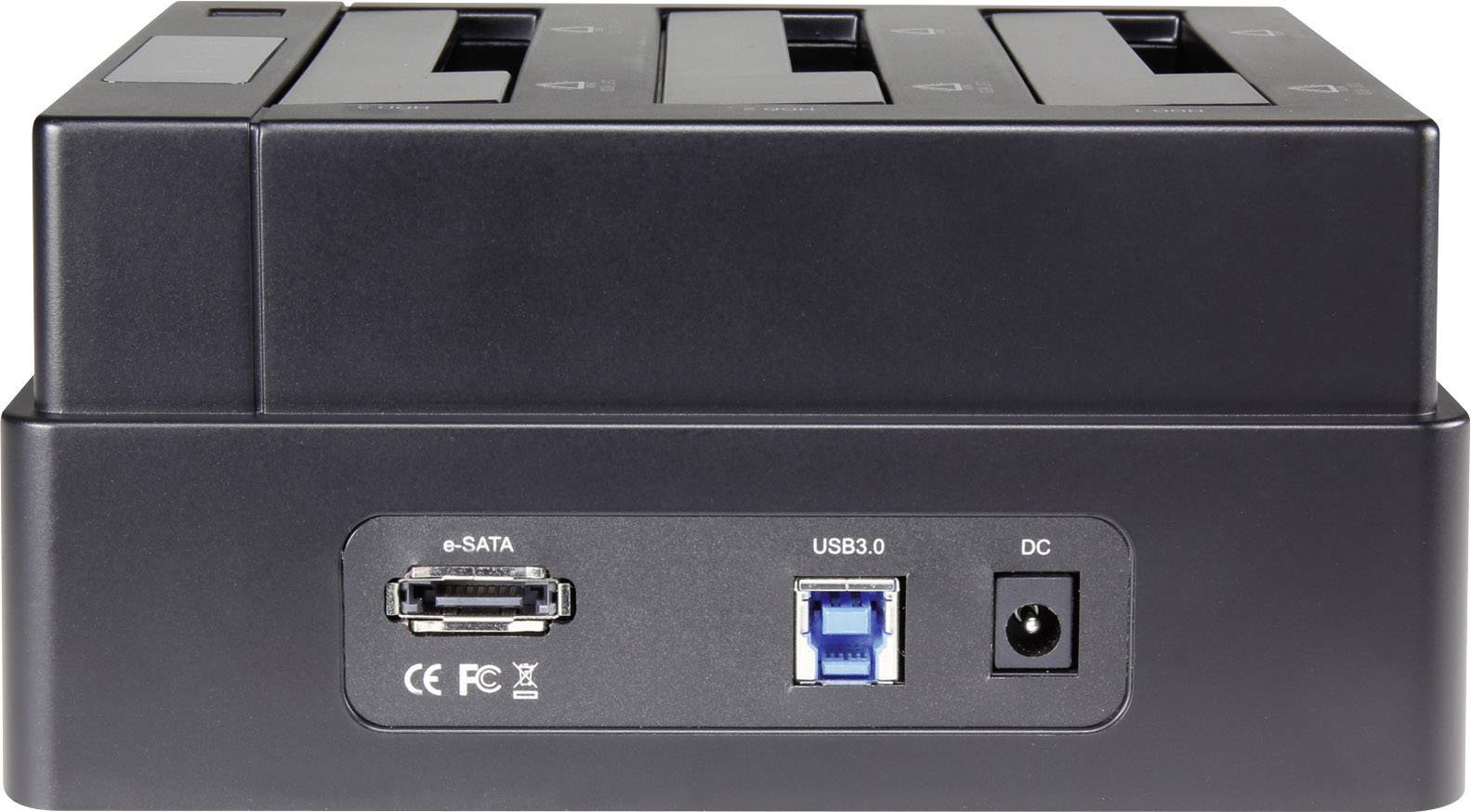 Renkforce Rf Docking 05 Usb 32 1st Gen Usb 30 Esata Sata 3 Ports Hdd Docking Station 8405