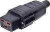 Kalthoff 444000 IEC connector Socket, straight Total number of pins: 2 + PE 16 A Black 1 pc(s)