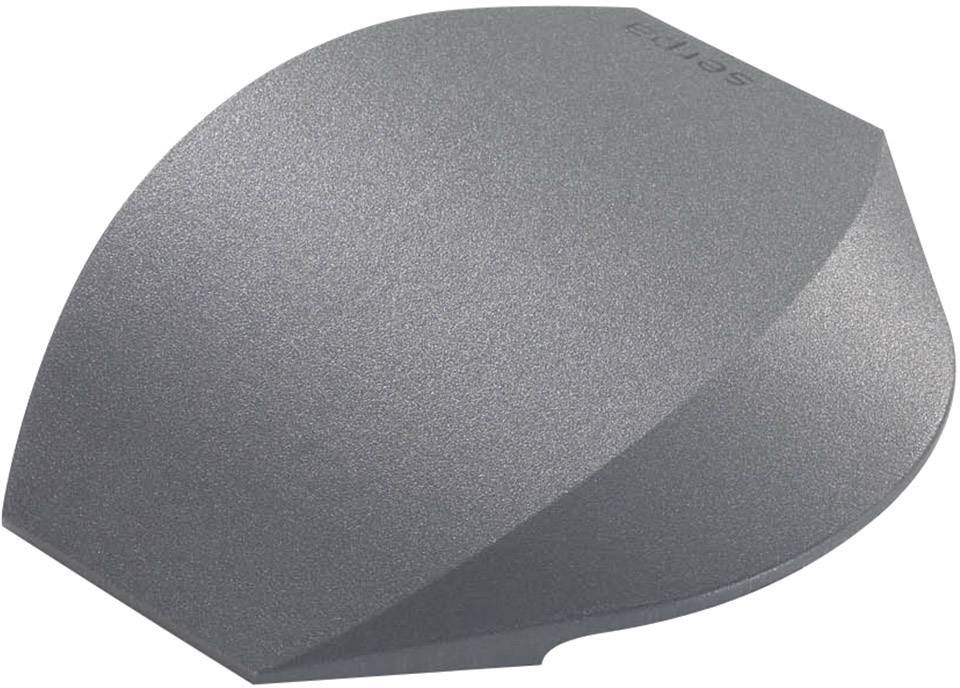 Grey, ergonomic computer mouse with a smooth, glossy surface.