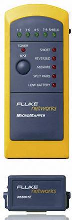 Fluke Networks MT-8200-49A MicroMapper, Cable test device, Cable tester