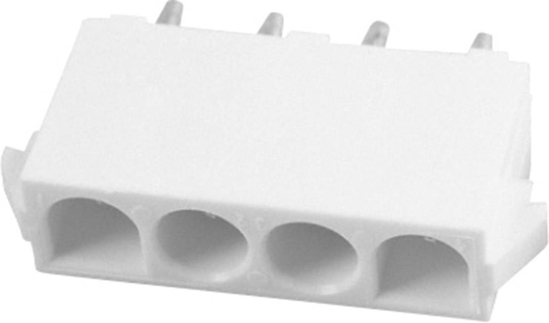 White electrical socket with four openings.