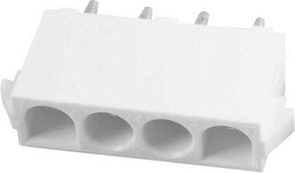 TE Connectivity Pin housing PCB Universal-MATE-N-LOK Total number of pins 4 350430-1 1 pc(s)