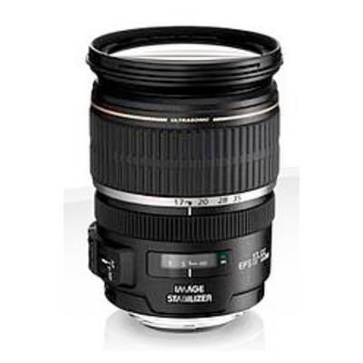Black camera lens with image stabilisation and zoom function, suitable for photographers seeking sharp and stable images.