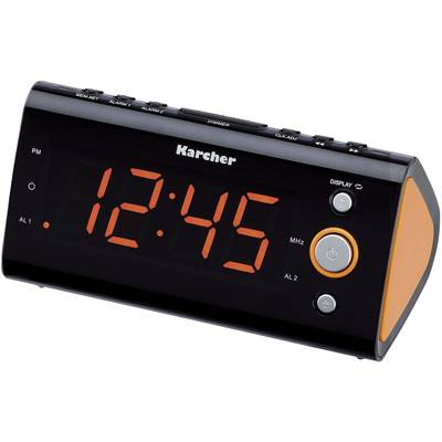 Karcher UR 1040 Radio alarm clock FM    Orange