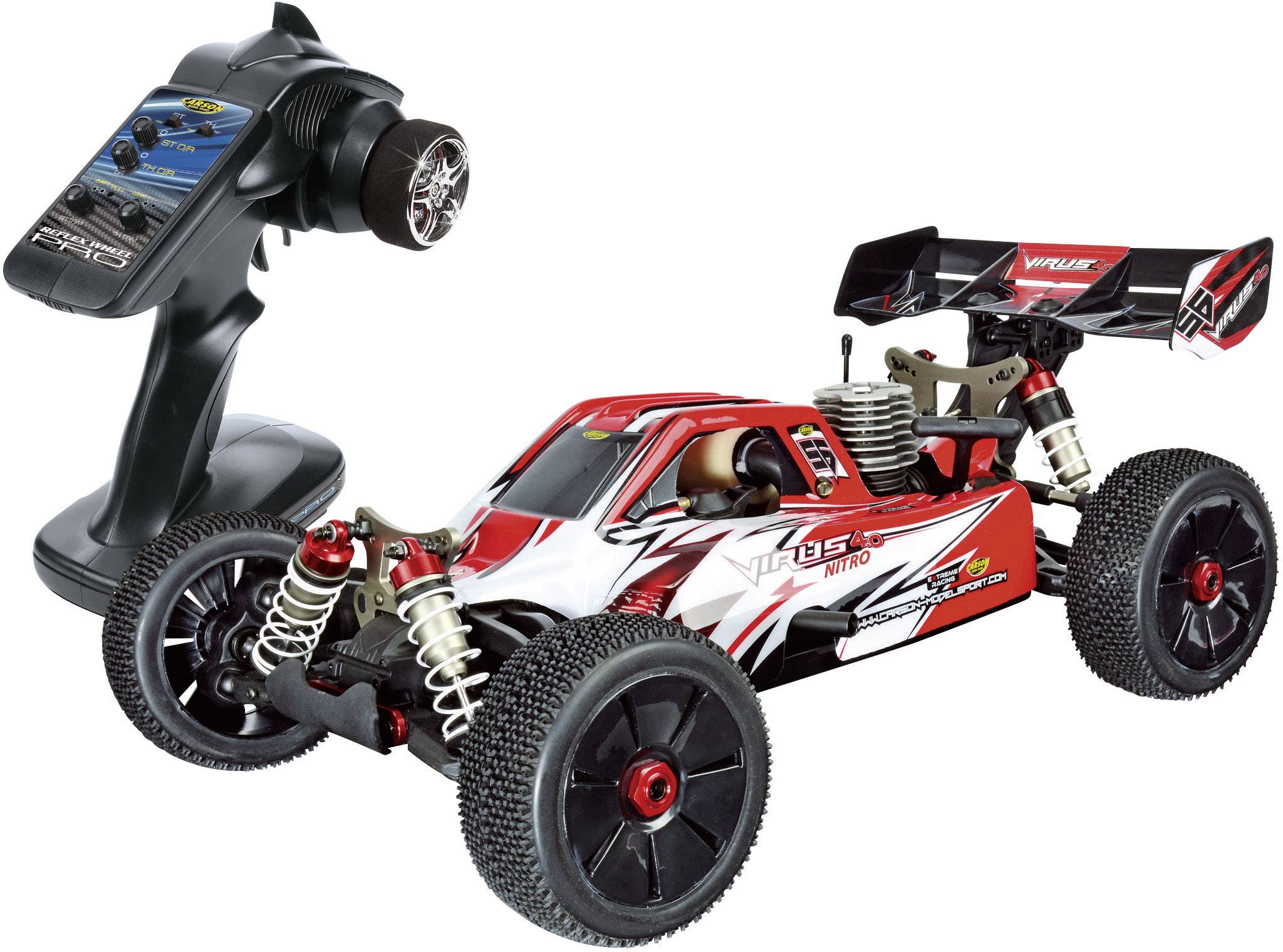 Carson Modellsport Virus 4.0 1:8 RC model car Nitro Buggy 4WD RtR 2,4 GHz