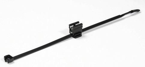 HellermannTyton 156-01086 Q50REC4B Cable tie 210 mm 4.70 mm Black Cross-bundling, Longitudinal bundling 1 pc(s)-1
