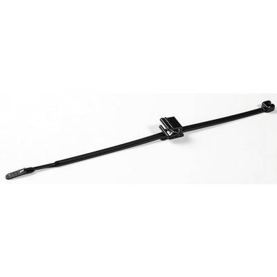 HellermannTyton 156-01086 Q50REC4B Cable tie 210 mm 4.70 mm Black Cross-bundling, Longitudinal bundling 1 pc(s)-0
