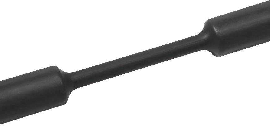 A black, rod-shaped object with cylindrical ends and a narrow, elongated central section.