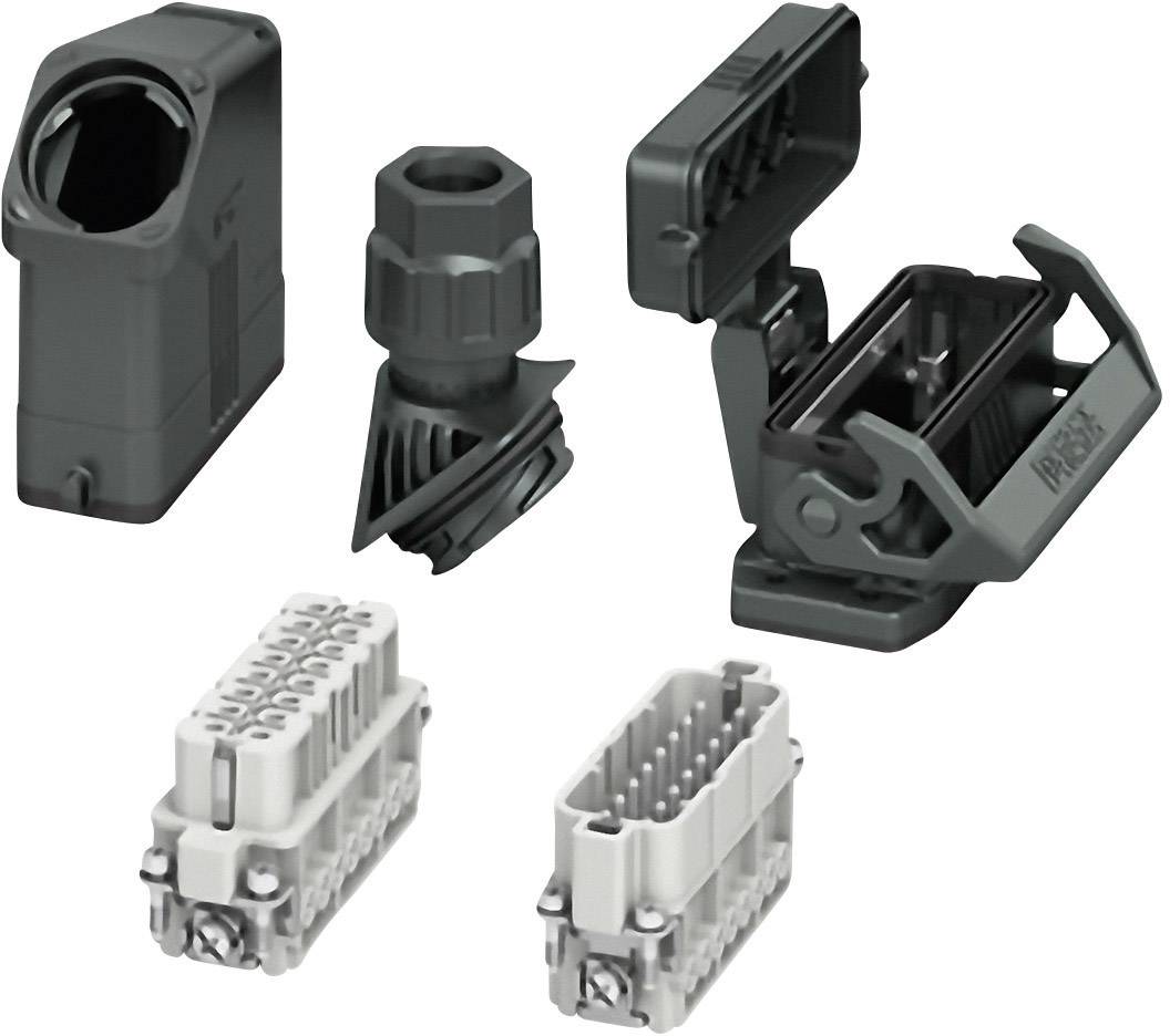 Phoenix Contact HC-EVO-A16UT-BWSC-HH-M25-PLRBK Set with sleeve housing, connector housing, screw, pin contact insert and socket contact insert Content: 1 Set