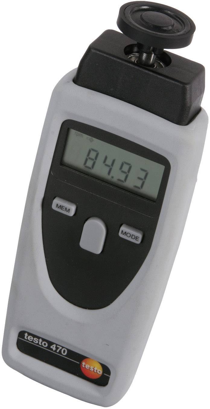 100 to 29999 rpm Range LED Display 2 Type AAA Battery Testo 0560 0460 Pocket Pro Compact Optical Tachometer 