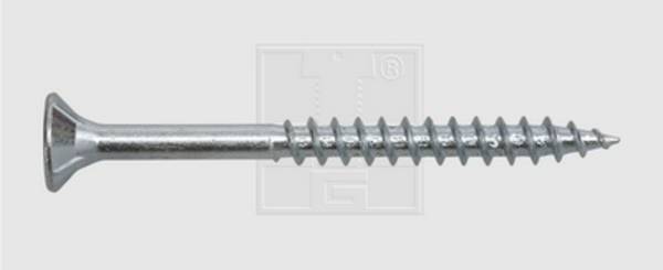 SWG 17602456010 Wood screw 4.5 mm 60 mm Spline drive Steel zinc plated 250 pc(s)