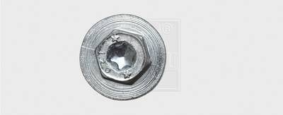 SWG 1910068075 Wood screw 6 mm 80 mm Star, Hex head Steel zinc plated 50 pc(s)-1