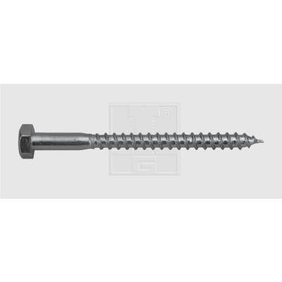 SWG  192106110 Wood screw 10 mm 60 mm Hex head DIN 571   Steel zinc plated 50 pc(s)