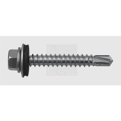 SWG 21165503810  Self-tapping screws 5.5 mm 38 mm Hex head DIN 7504-K   Steel zinc plated 100 pc(s)