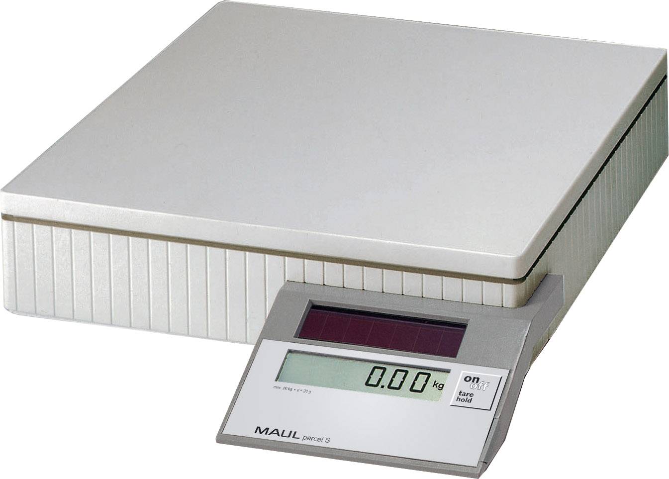 Maul MAULparcel S 50 Parcel scales Weight range 50 kg Readability 10 g, 50 g solar-powered Grey