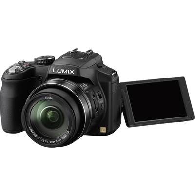 Panasonic Lumix DMC-FZ200 Digital camera 12.1 MP Optical zoom: 24 x Black  Full HD Video, Pivoted display, Hot shoe, EVF