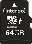 Intenso Micro SDXC card 64 GB UHS-I premium incl. SD adapter