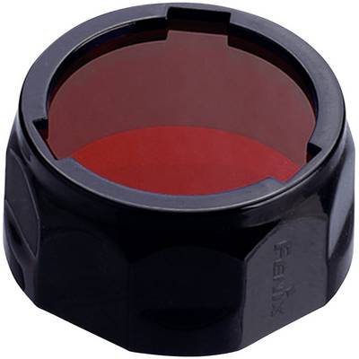 Black light filter with red glass, suitable for torches, to improve night vision and signalling.