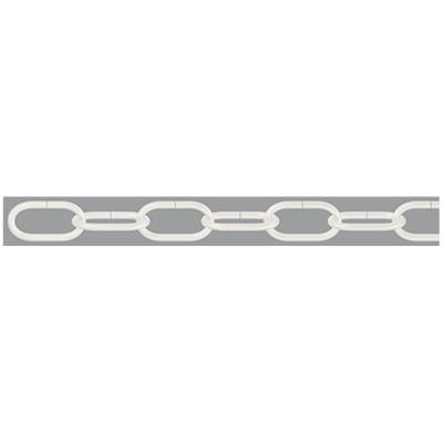 dörner + helmer 153254 Decorative chain White Steel  10 m