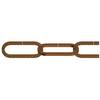 dörner + helmer 153323 Decorative chain Distressed brass Steel 10 m