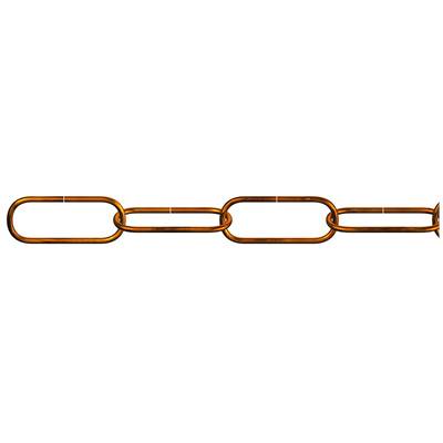 dörner + helmer 153642 Decorative chain Distressed brass Steel 20 m-0