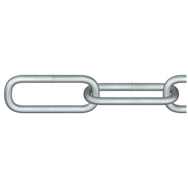 dörner + helmer 171890F Link chain Silver Steel hot-dip galvanized 15 m