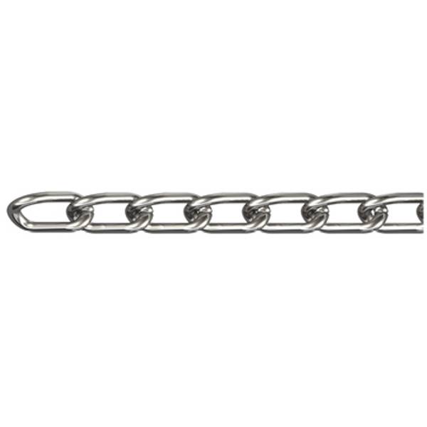 dörner + helmer 171639 Rolo chain (welded) Nickel Steel nickel plated 15 m