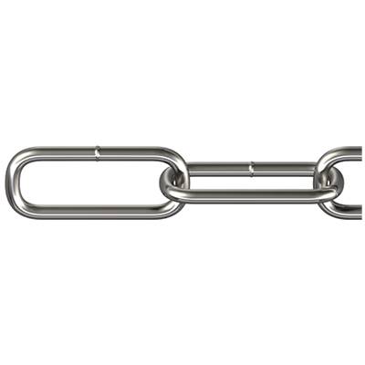 dörner + helmer 171977 Stainless steel chain Silver Stainless steel A2 60 m