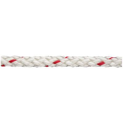 dörner + helmer 190028 Polypropylene shot line braided (Ø x L) 10 mm x 100 m Red, White