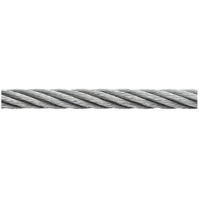 dörner + helmer 190055 Steel cable zinc plated (Ø x L) 5 mm x 150 m Grey