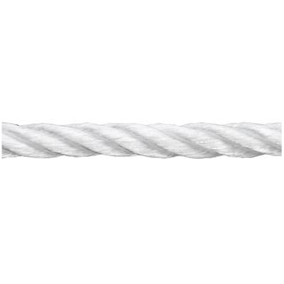 dörner + helmer 190063 Polypropylene rope twisted (Ø x L) 8 mm x 120 m White
