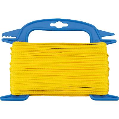 dörner + helmer 190309 Polypropylene cord braided (Ø x L) 3.5 mm x 30 m Yellow