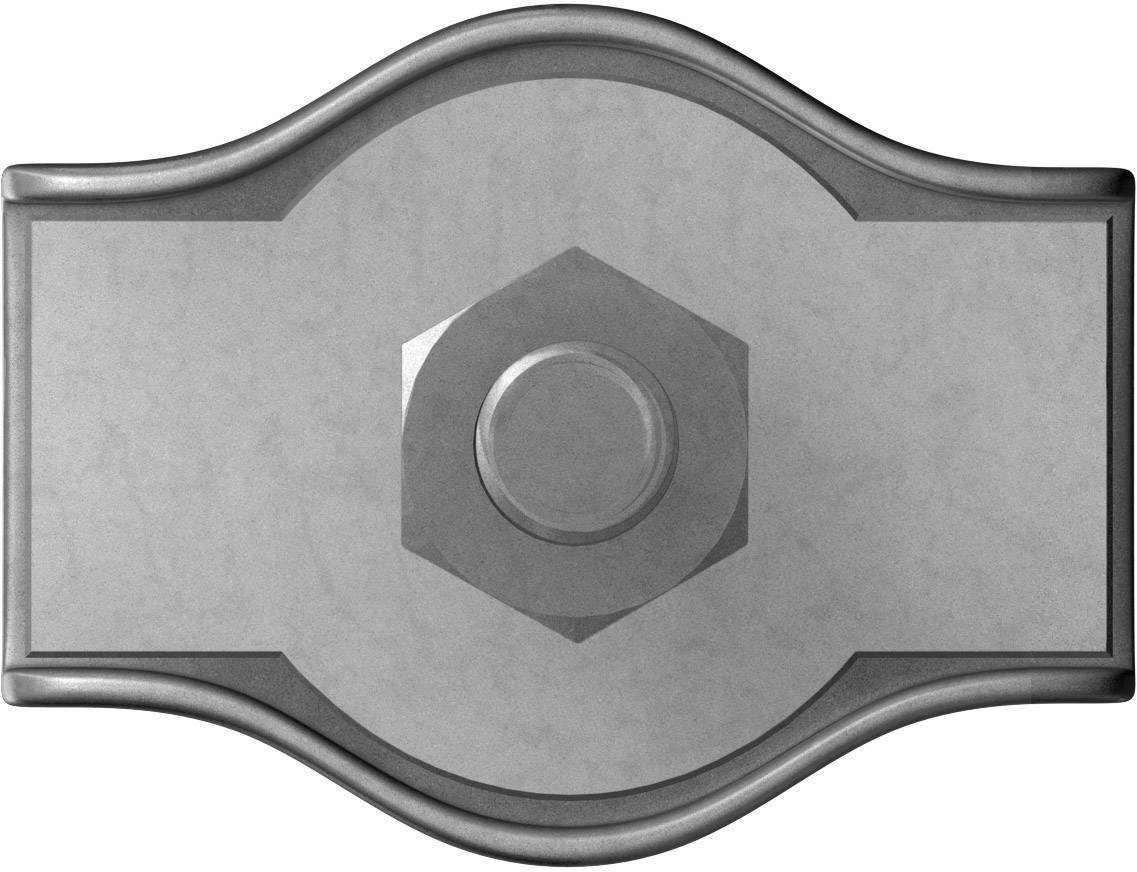 doerner + helmer 4814384 Rope clip 2 mm Steel zinc galvanized 20 pc(s)