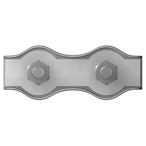 dörner + helmer 4814484 Rope clip 8 mm Steel zinc galvanized 12 pc(s)
