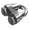 dörner + helmer 4916154 Rope clip 3 mm Stainless steel A2 20 pc(s)