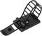 A black plastic cable clip with an adhesive surface to securely fasten cables.
