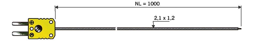 B + B Thermo-Technik 0644 1402-30 Air Probe -50 Up To +400 °C Sensor ...